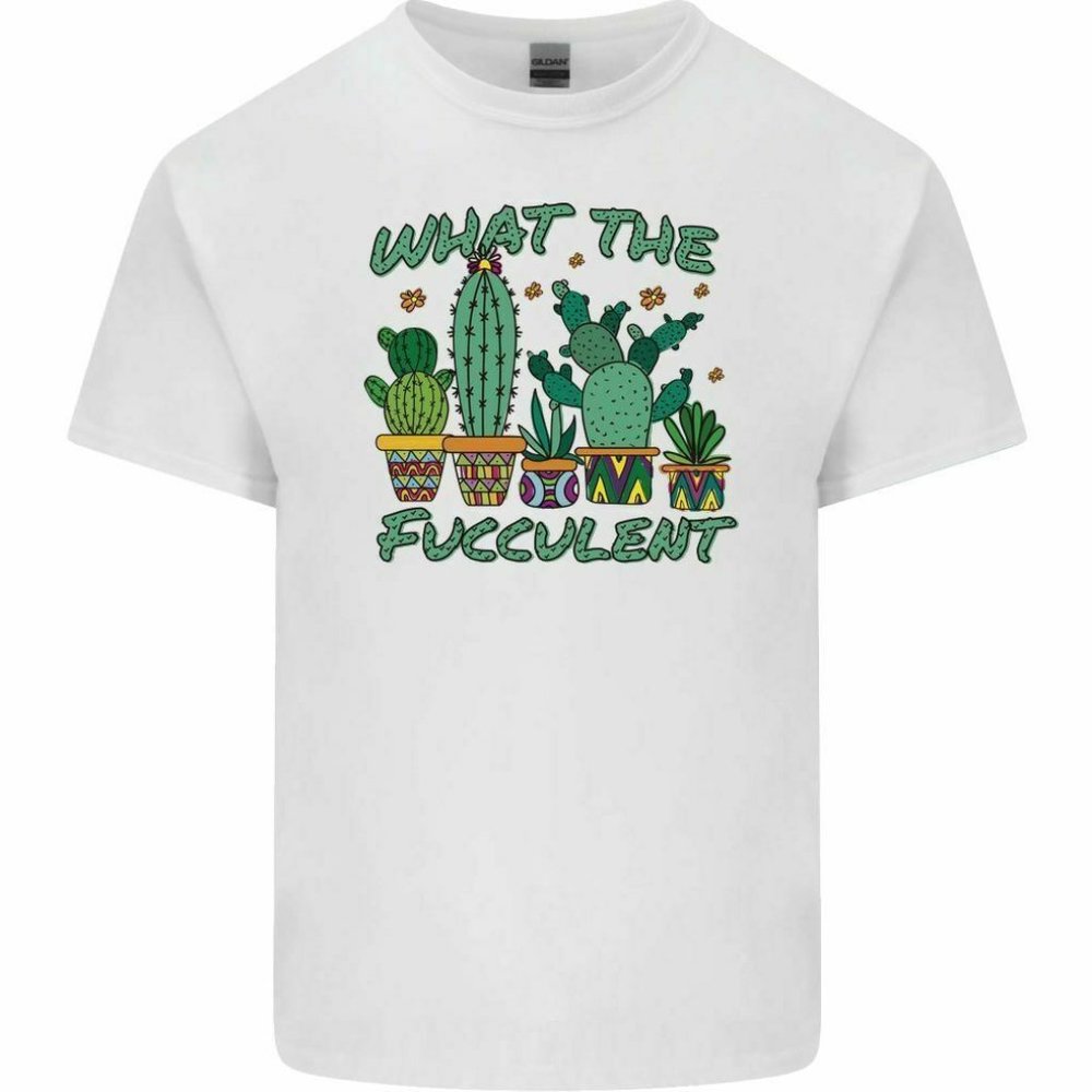 Gardening What the Fucculent Men's Funny T-Shirt House Plants Gardener